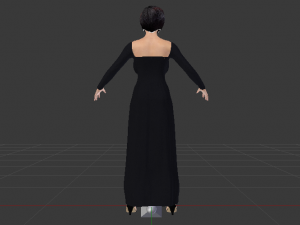 Woman in a Dress 029 3D 模型