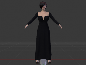 Woman in a Dress 029 3D 模型