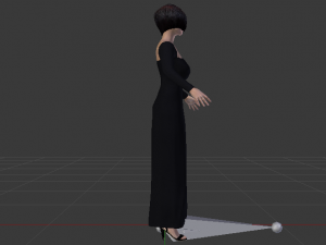 Woman in a Dress 029 3D 模型