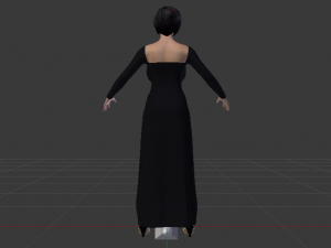 Woman in a Dress 029 3D 模型