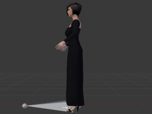 Woman in a Dress 029 3D 模型