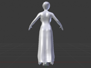 Woman in a Dress 029 3D 模型