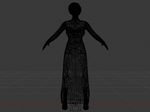 Woman in a Dress 029 3D 模型