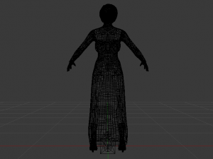 Woman in a Dress 029 3D 模型