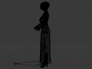 Woman in a Dress 029 3D 模型
