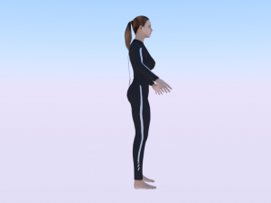 Woman in Wetsuit 3D 模型