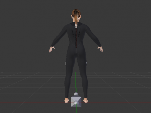 Woman in Wetsuit 3D 模型