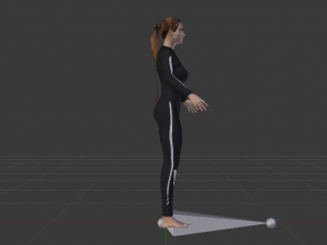 Woman in Wetsuit 3D 模型