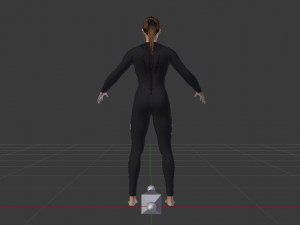 Woman in Wetsuit 3D 模型