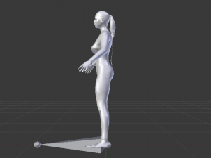 Woman in Wetsuit 3D 模型