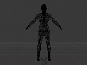 Woman in Wetsuit 3D 模型