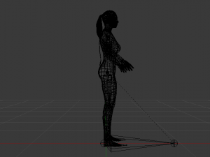 Woman in Wetsuit 3D 模型