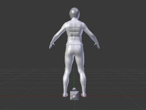 Woman Motorcyclist 3D Модель