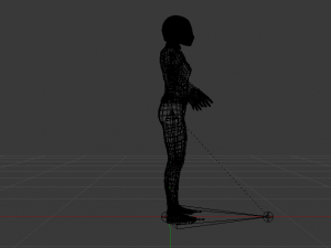 Woman Motorcyclist 3D Модель