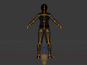 Woman Motorcyclist 3D Model