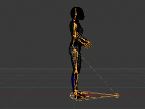 Woman Motorcyclist 3D Модель