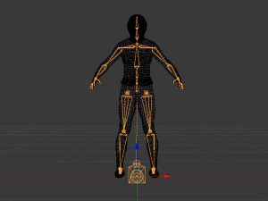 Woman Motorcyclist 3D Model