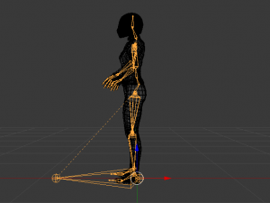 Woman Motorcyclist 3D Модель