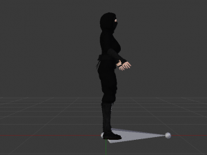 Woman Ninja 3Dモデル