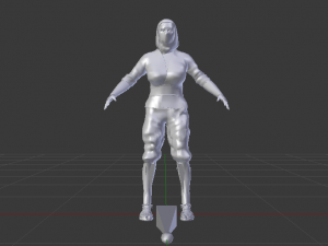 Woman Ninja 3Dモデル