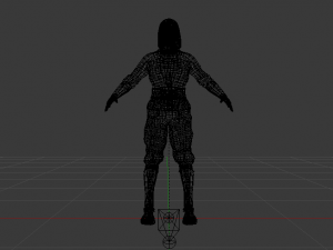 Woman Ninja 3Dモデル