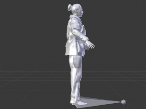 Woman Rescuer 3D Model