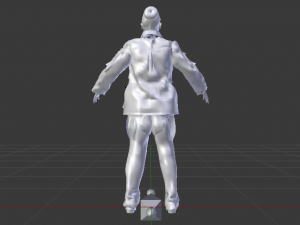 Woman Rescuer 3D Model