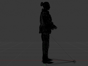 Woman Rescuer 3D Model