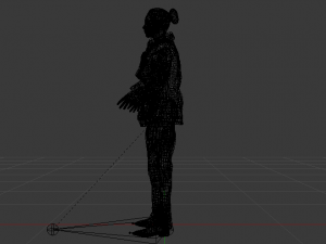 Woman Rescuer 3D Model