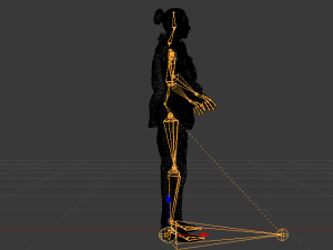 Woman Rescuer 3D Model