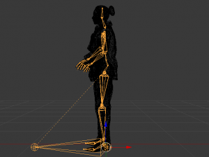 Woman Rescuer 3D Model