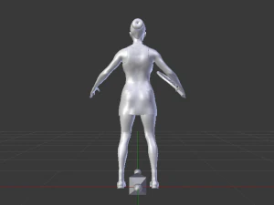 Woman Tennis Player 3D Model