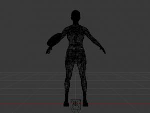 Woman Tennis Player 3D Модель