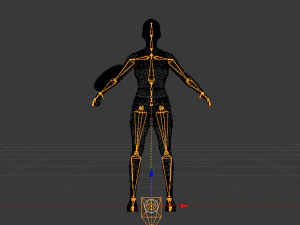 Woman Tennis Player 3D Model