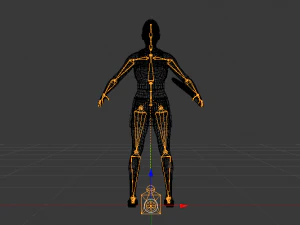 Woman Tennis Player 3D Model