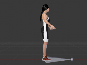 Woman Triathlete 3D Model