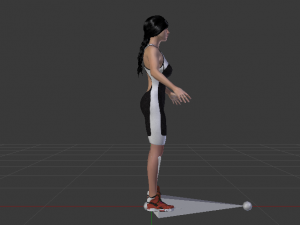 Woman Triathlete 3D Model