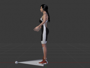 Woman Triathlete 3D Model