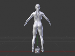 Woman Triathlete 3D Model
