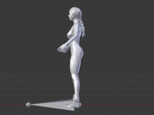 Woman Triathlete 3D Model