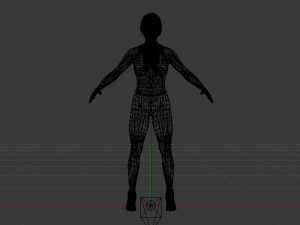 Woman Triathlete 3D Model