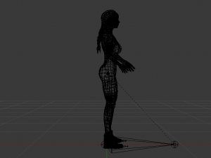 Woman Triathlete 3D Model