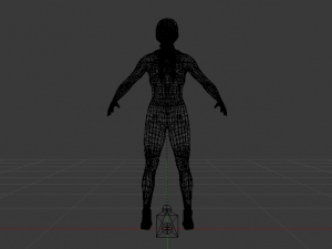 Woman Triathlete 3D Model