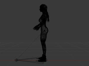 Woman Triathlete 3D Model