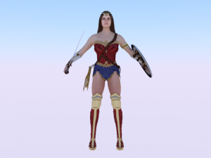 Wonder Woman 3D Model