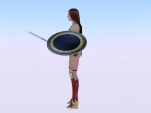 Wonder Woman 3D Model