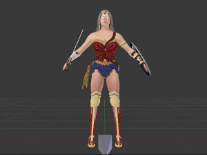 Wonder Woman 3D Model