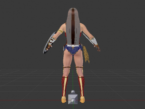 Wonder Woman 3D मॉडल