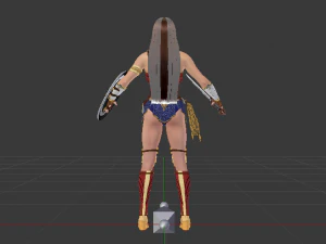 Wonder Woman 3D Model