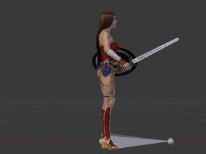 Wonder Woman 3D Model